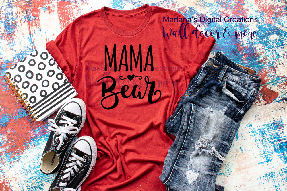 Mama Bear-01 - Vinyl Print