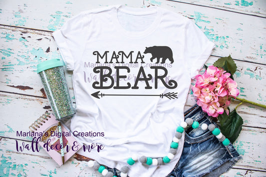 Mama Bear-06 - Vinyl Print