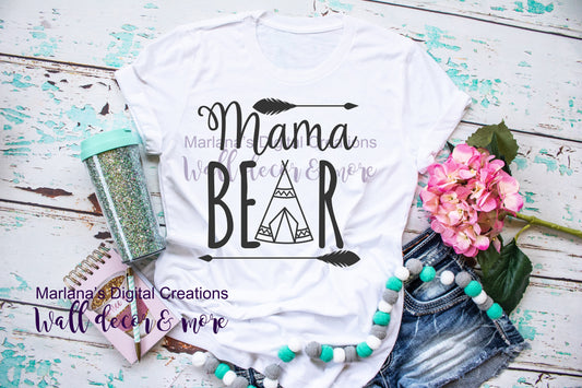 Mama Bear-07 - Vinyl Print