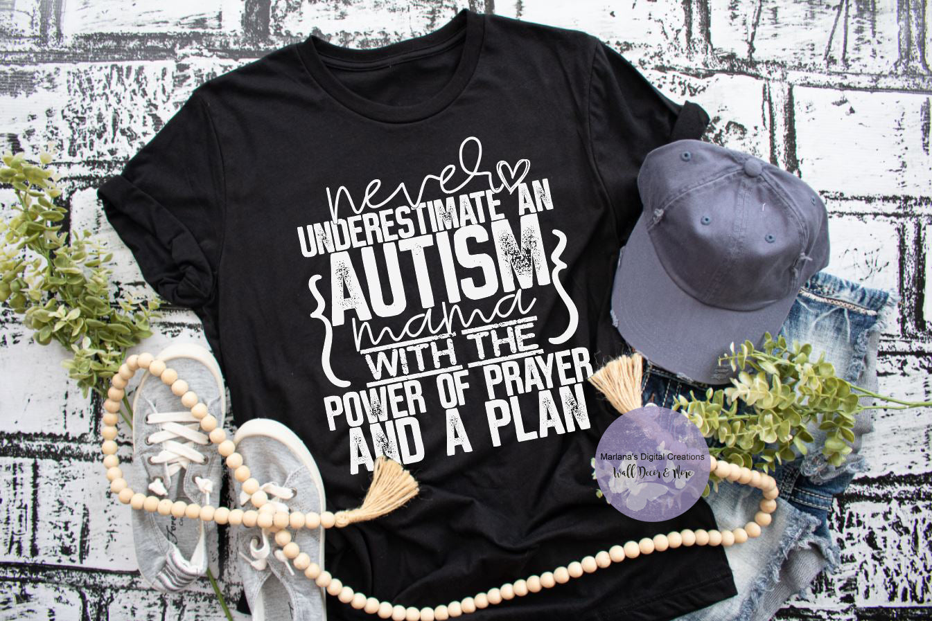 Never Underestimate An Autism Mama - Screen Print