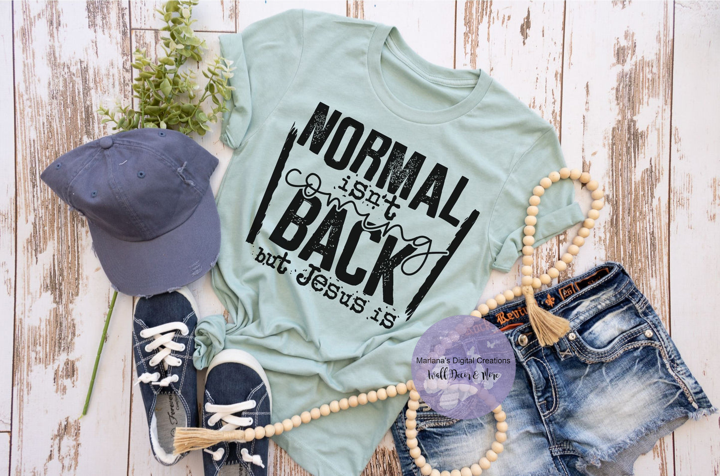 Normal Isn't Coming Back But Jesus Is HMD - Screen Print