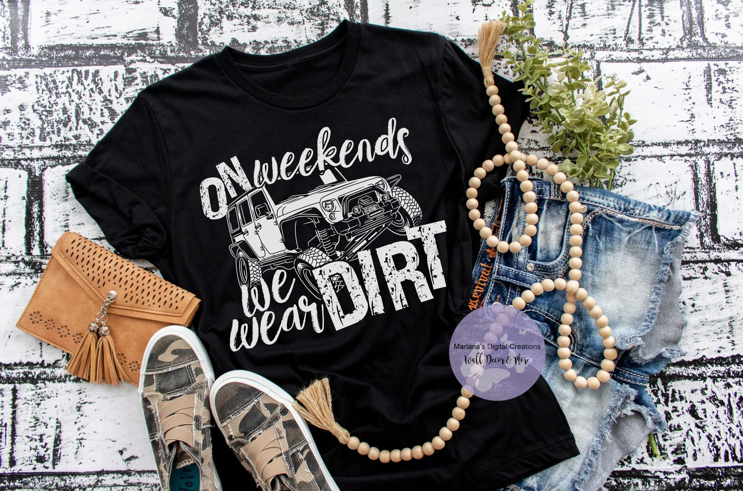 On Weekends We wear Dirt HMD - Screen Print