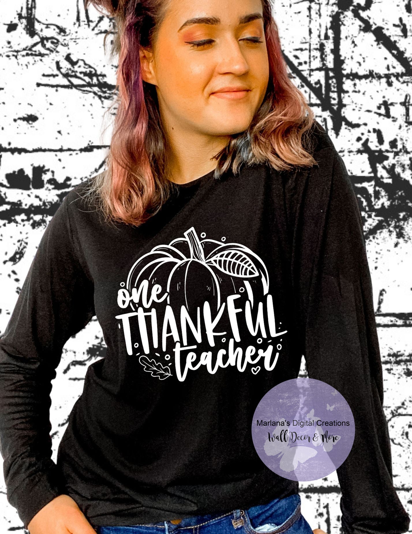 One Thankful Teacher HMD - Screen Print