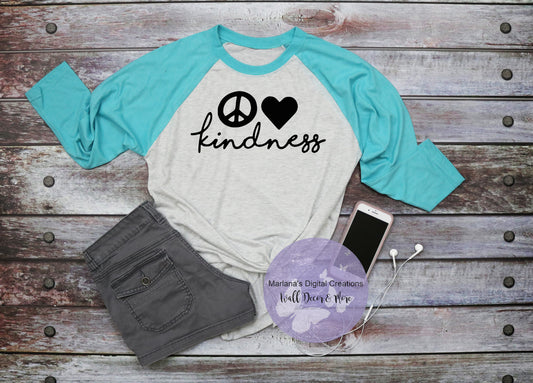 Peace Sign Love Kindness - Vinyl Print