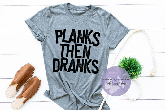 Planks Thank Dranks - Screen Print