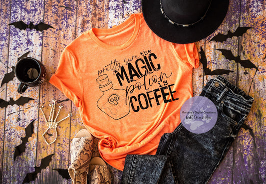 Pretty Sure The Magic Potion Is Coffee HMD - Screen Print