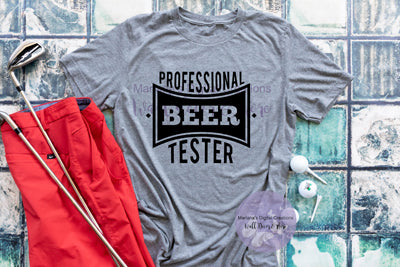 Professional Beer Tester - Vinyl Print