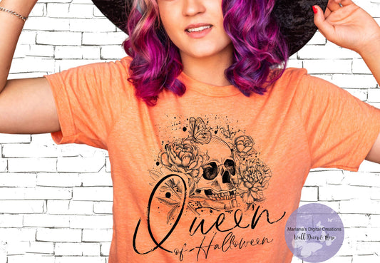 Queen Of Halloween HMD - Screen Print