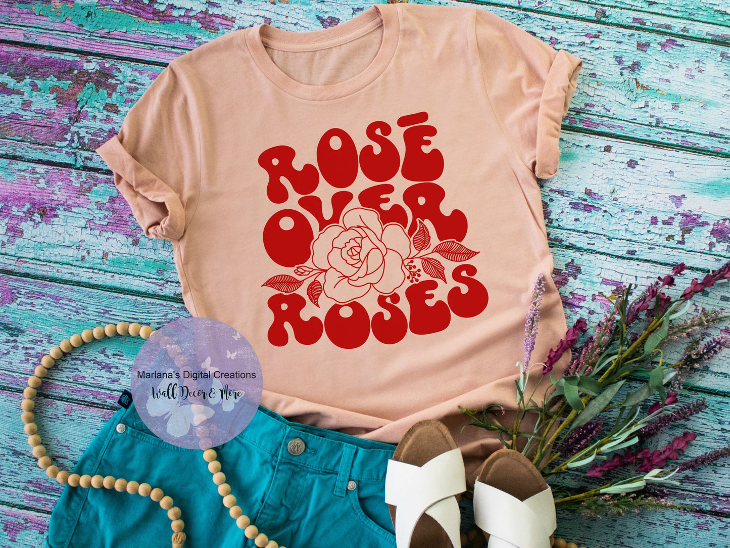 Rose' Over Roses HMD - Screen Print