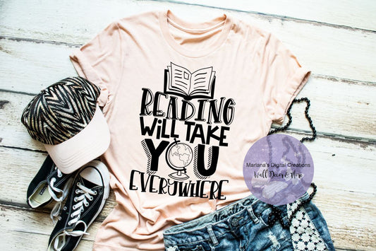 Reading Will Take You Everywhere - Screen Print