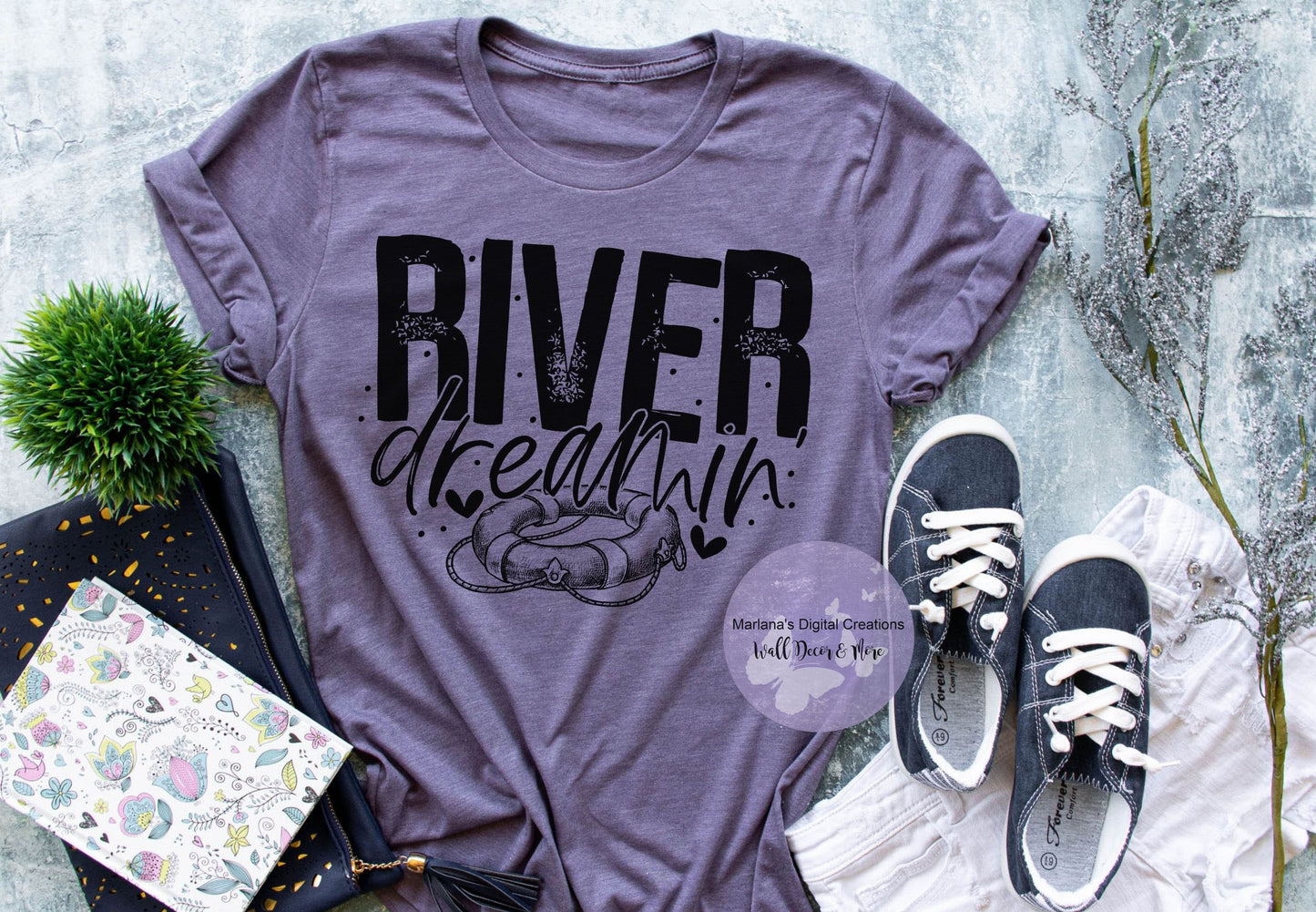 River Dreamin HMD - Screen Print