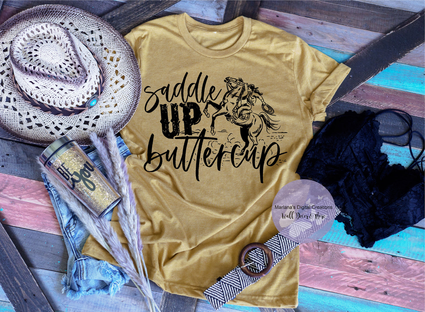 Saddle Up Buttercup HMD - Screen Print