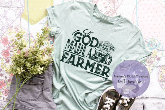 So God Made A Farmer - Screen Print