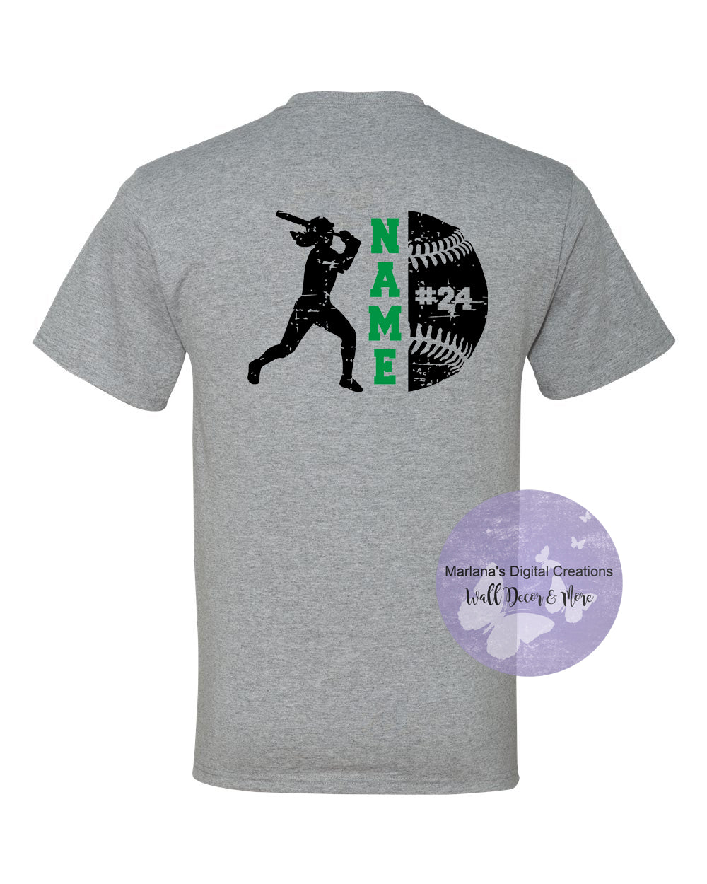 Grayling Softball Personalized Unisex Tshirt Screen Print