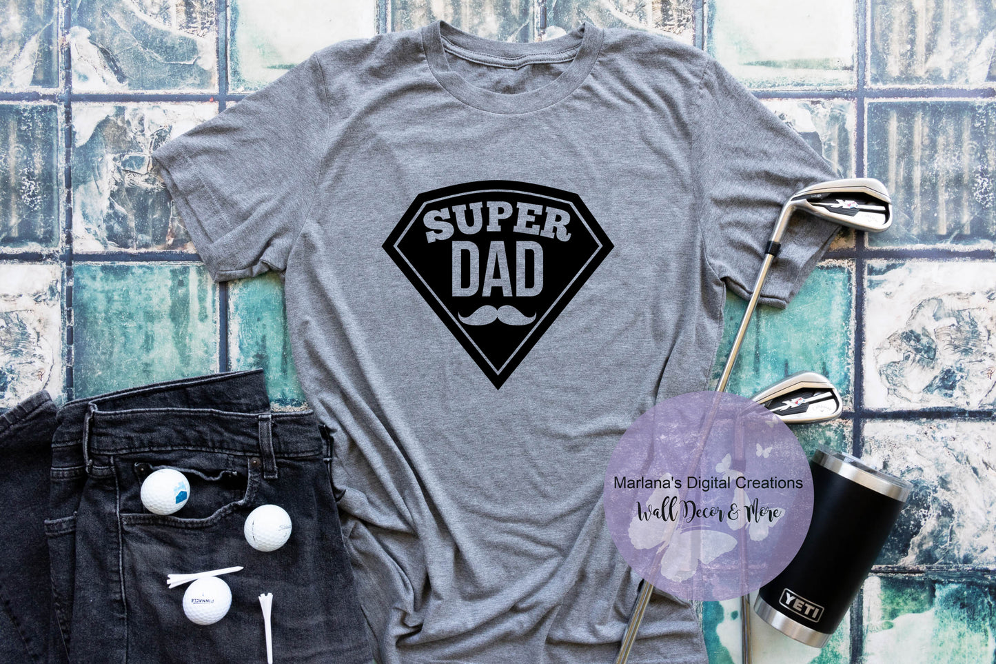 Super Dad - Vinyl Print