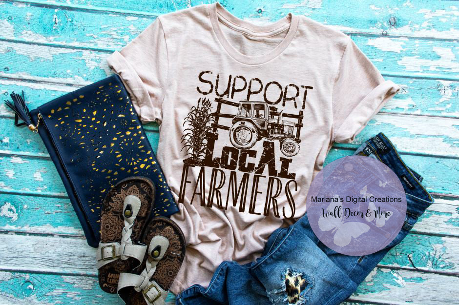 Support Local Farmers - Screen Print