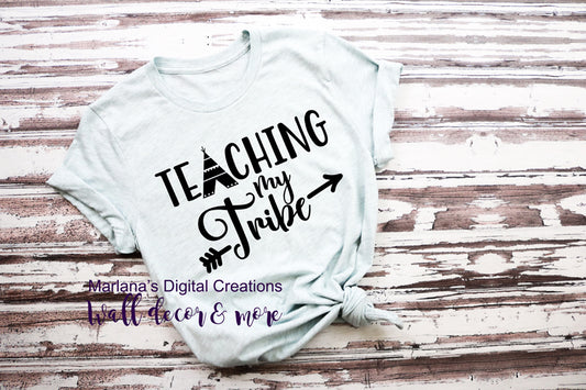 TEA018 Teaching My Tribe - Vinyl Print