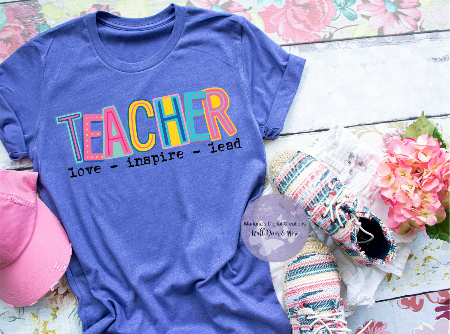 Teacher Love Inspire Lead HMD - Screen Print