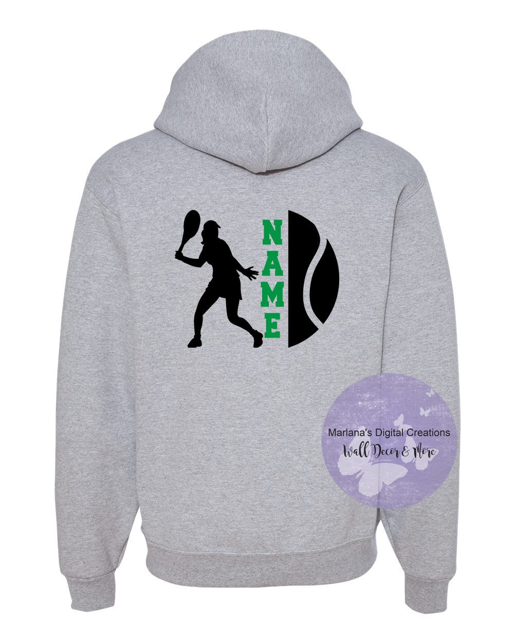 Grayling Tennis Personalized Unisex Hoodie Screen Print