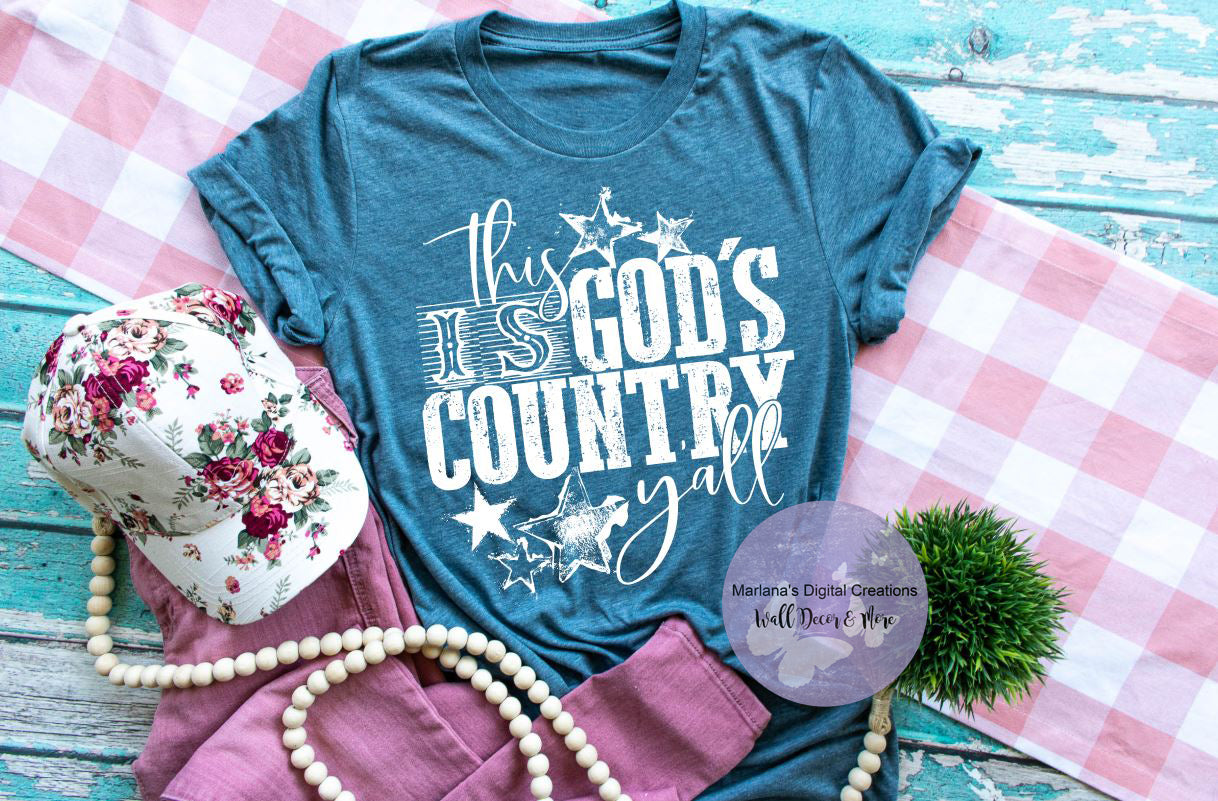 This Is Gods Country - Screen Print