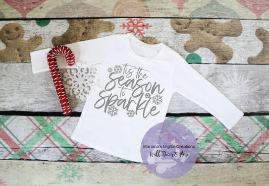 Tis The Season To Sparkle - Youth Screen Print