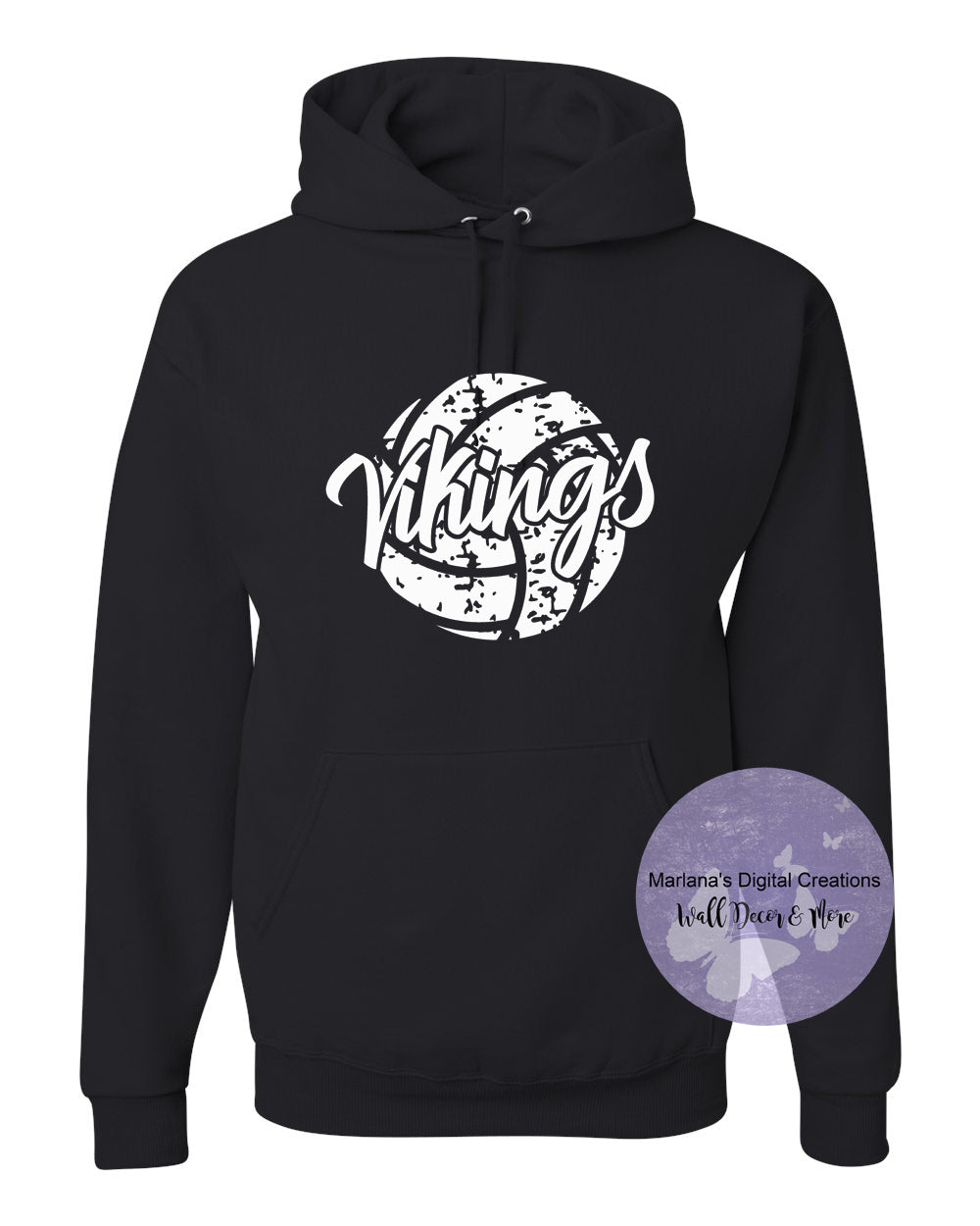 Grayling Vikings Volleyball Unisex Hoodie - Screen Print