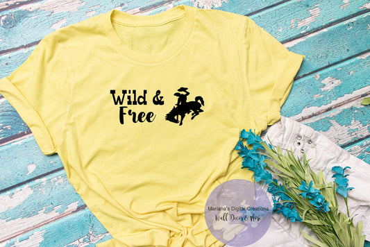 Wild and Free - Vinyl Print