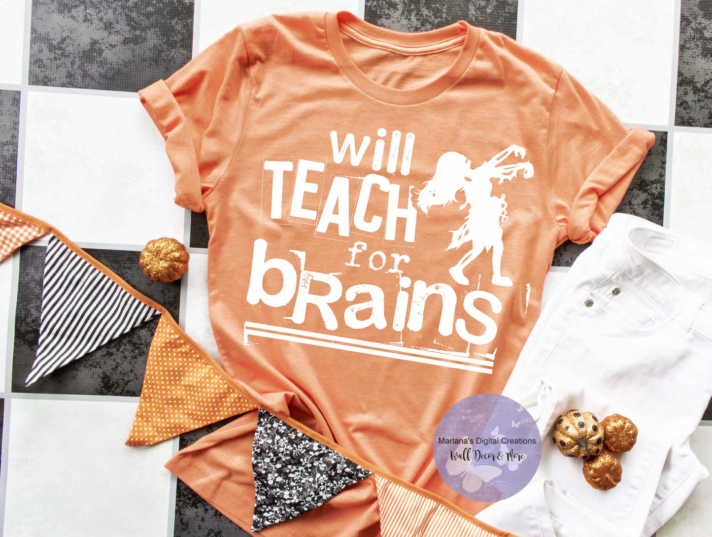 Will Teach For Brains HMD - Screen Print