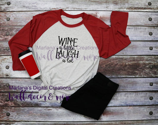 Wine Laugh Vinyl - Print