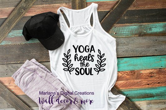 Yoga Heals The Soul 2 - Vinyl Print