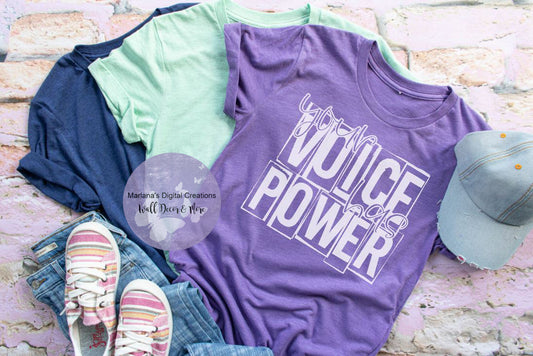 Your Voice Has Power HMD - Screen Print