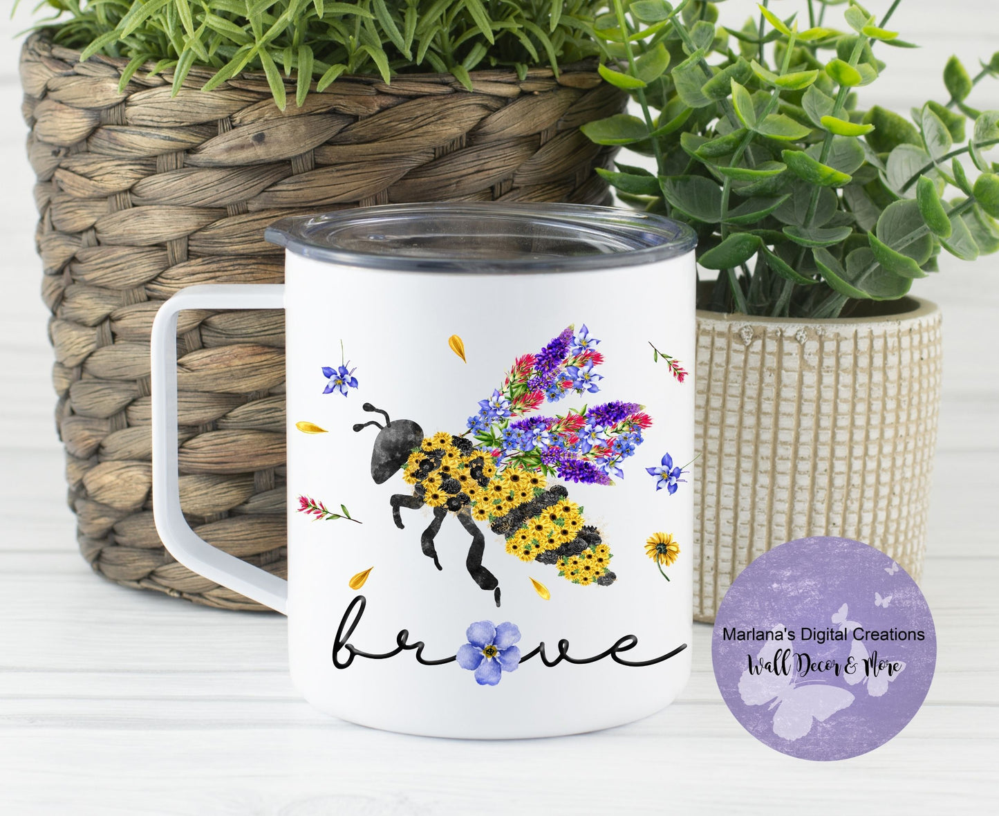 Bee Brave 14oz Townie Mug