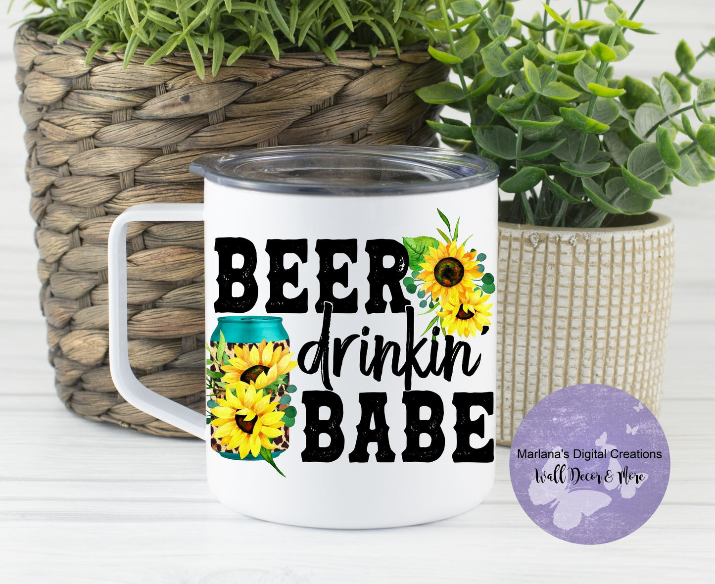 Beer Drinkin Babe 14oz Townie Mug