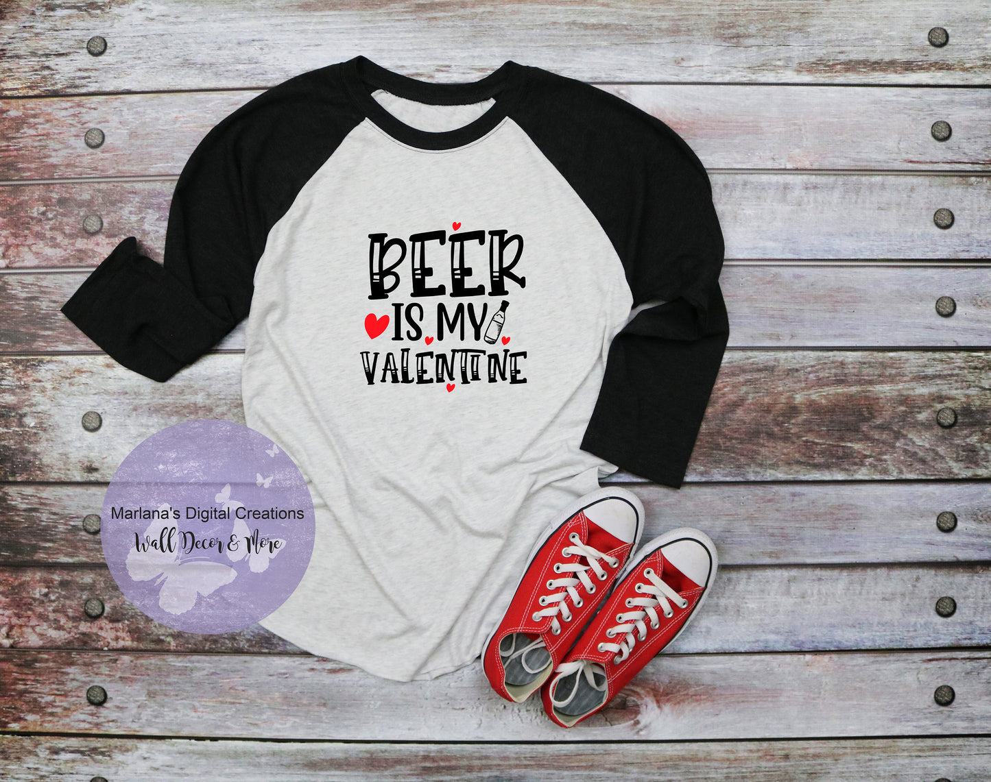 Beer Is My Valentine - Sublimation Print