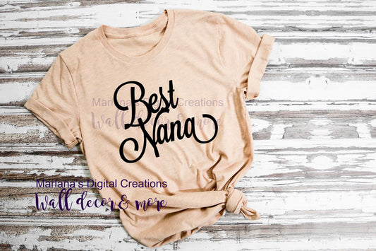 Best Nana - Vinyl Print