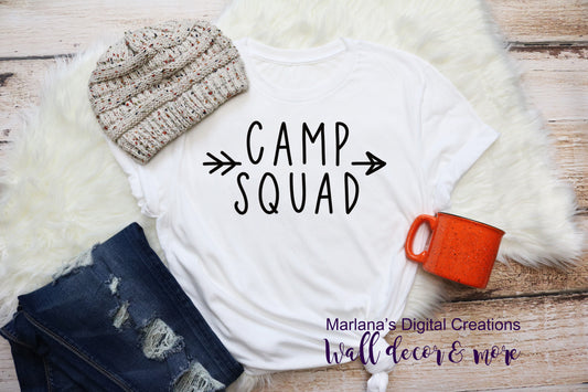 Camp Squad - Vinyl Print