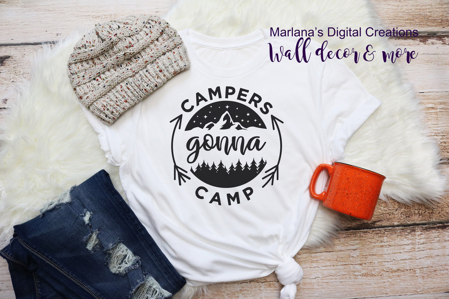 Campers Gonna Camp 2 - Vinyl Print