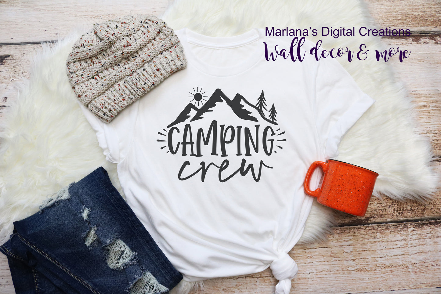 Camping Crew 2 - Vinyl Print