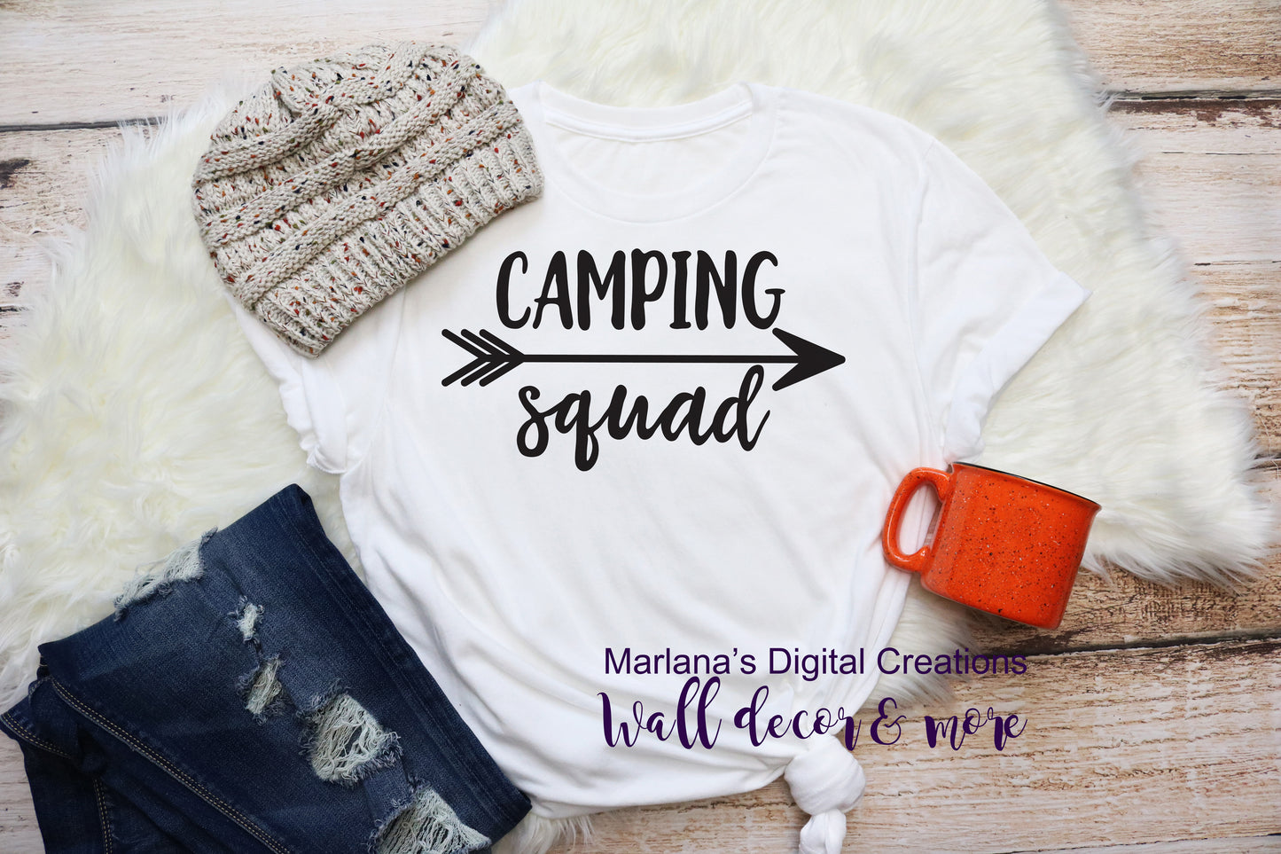 Camping Squad - Vinyl Print