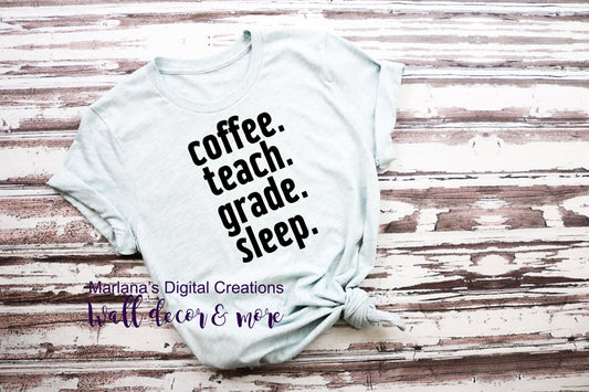 Coffee Teach - Vinyl Print