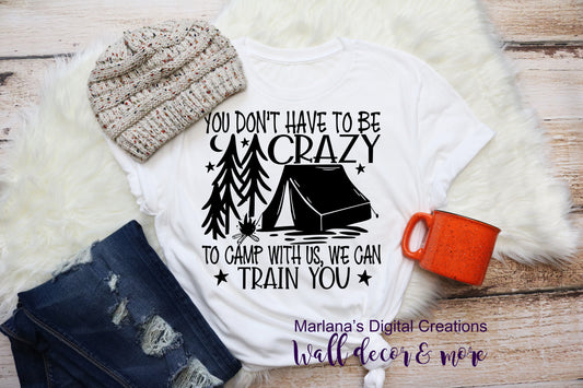 Crazy Camp Tent - Vinyl Print