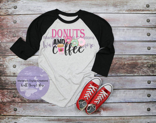 Donuts and Coffee - Sublimation Print