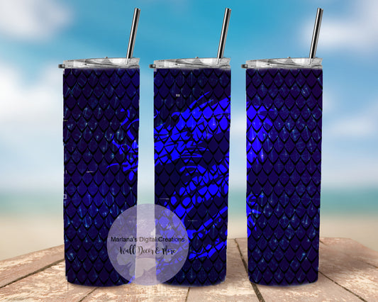 Dragon Scales 20oz Skinny Tumbler