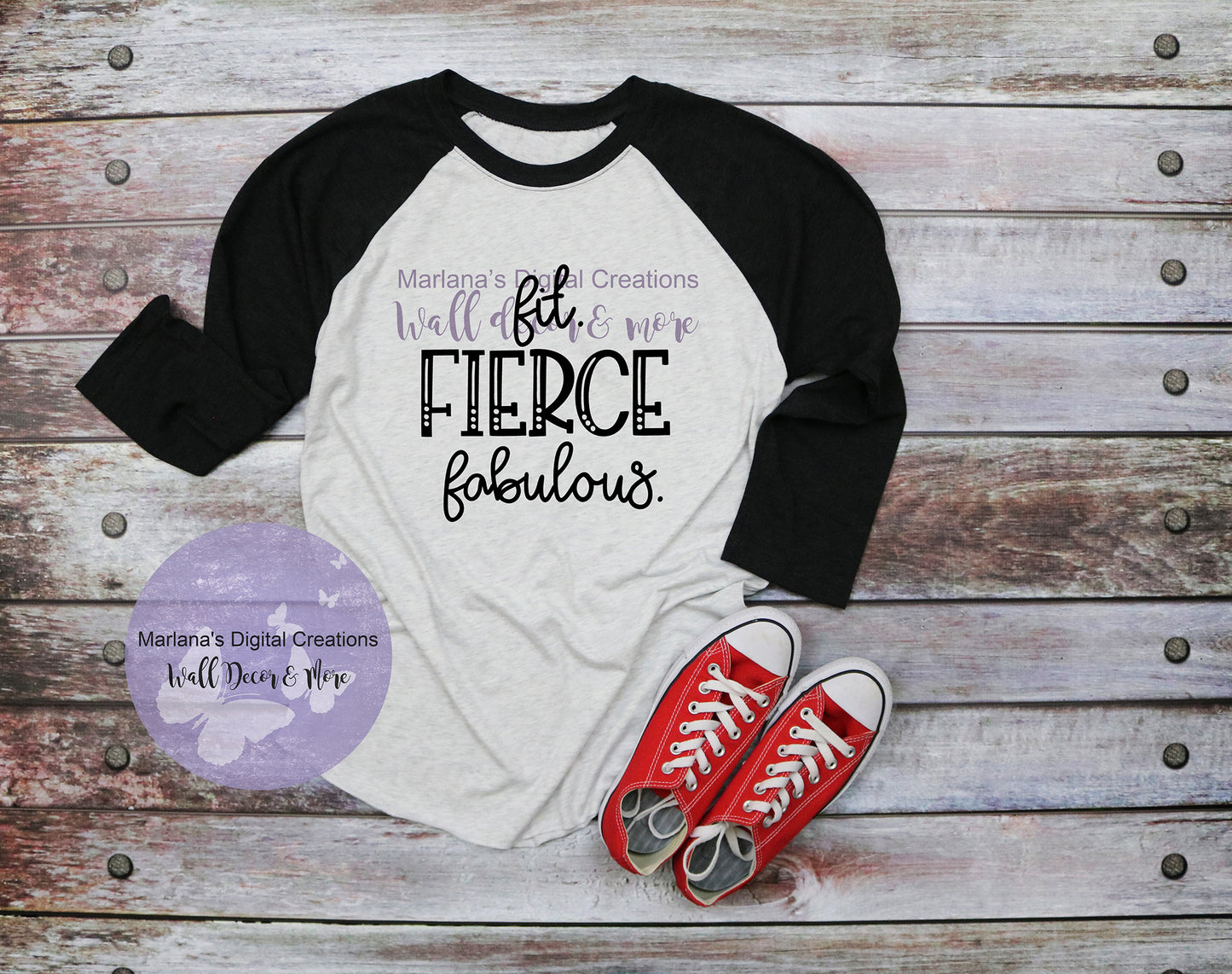 Fit Fierce Fabulous - Vinyl Print