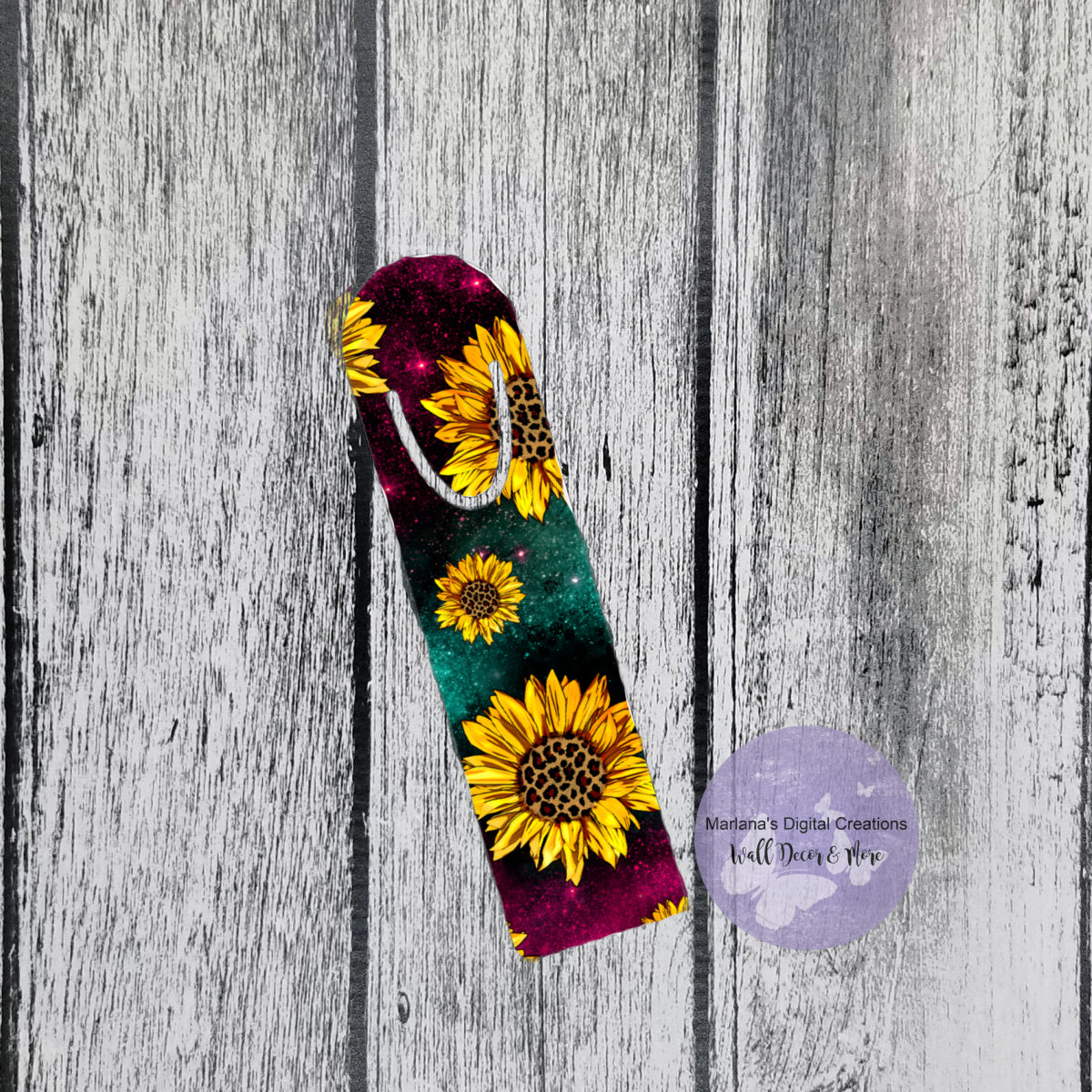 Galaxy Sunflower Bookmark