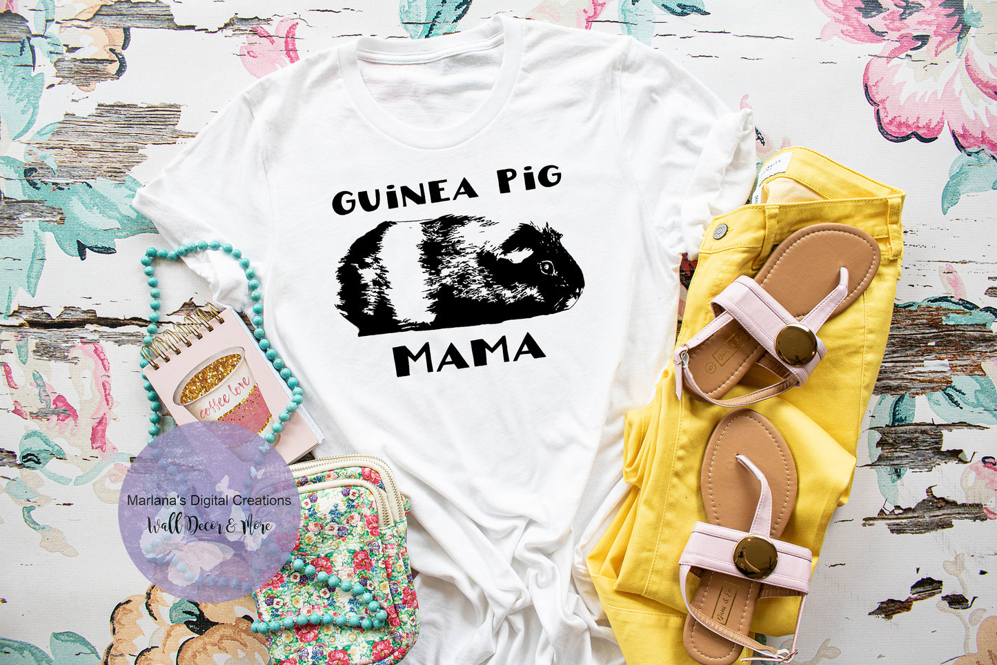 Guinea Pig Mama - D Screen Print