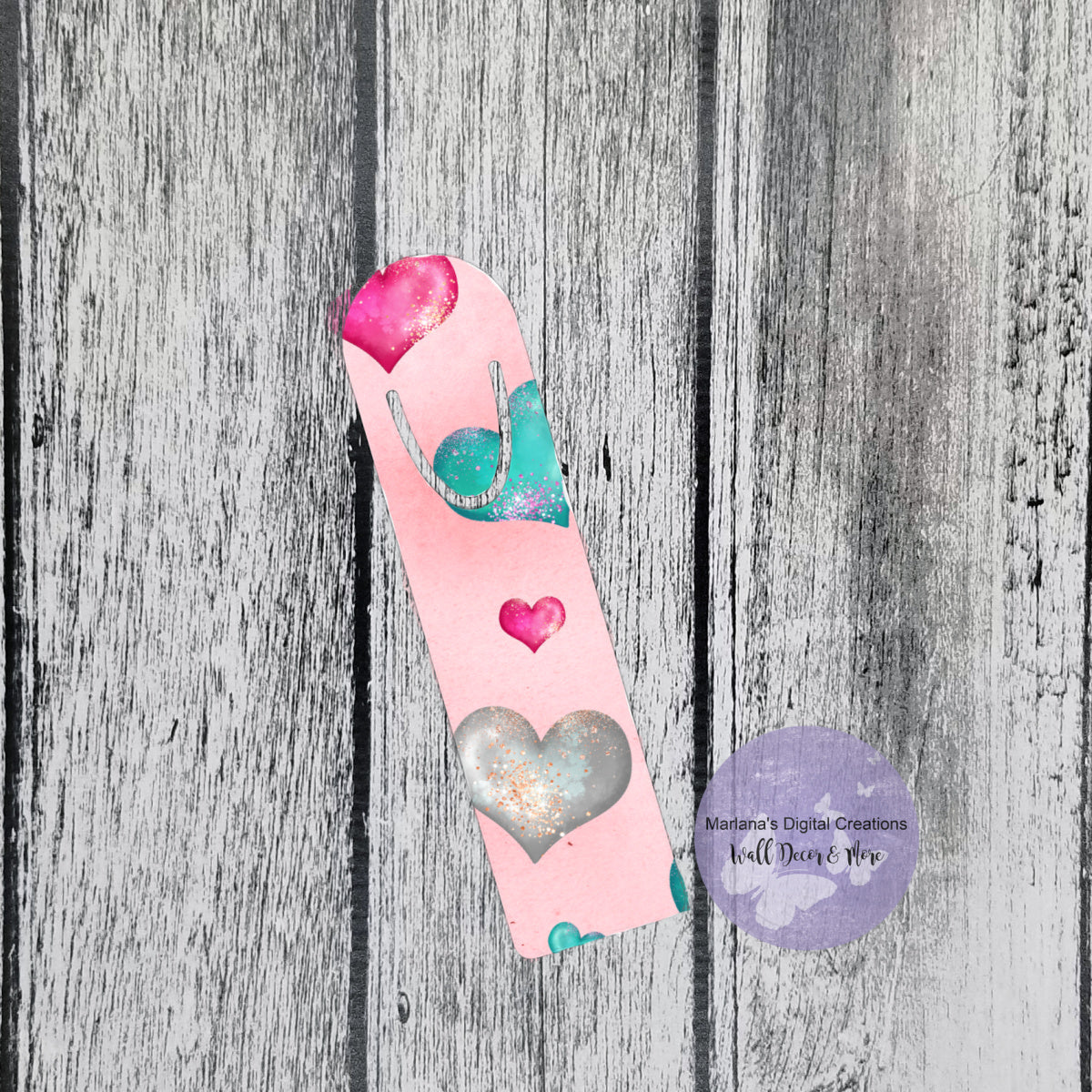 Hearts Bookmark