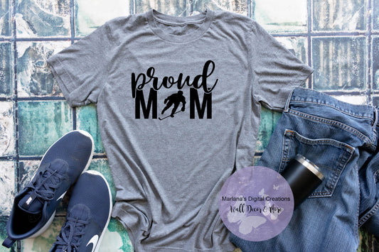 Hockey Proud Mom - Vinyl Print