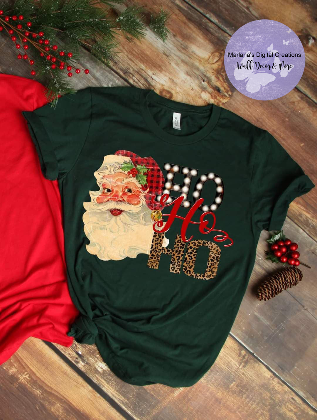 Ho Ho Ho Santa - Screen Print