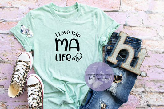 I Love The MA Life - Vinyl Print